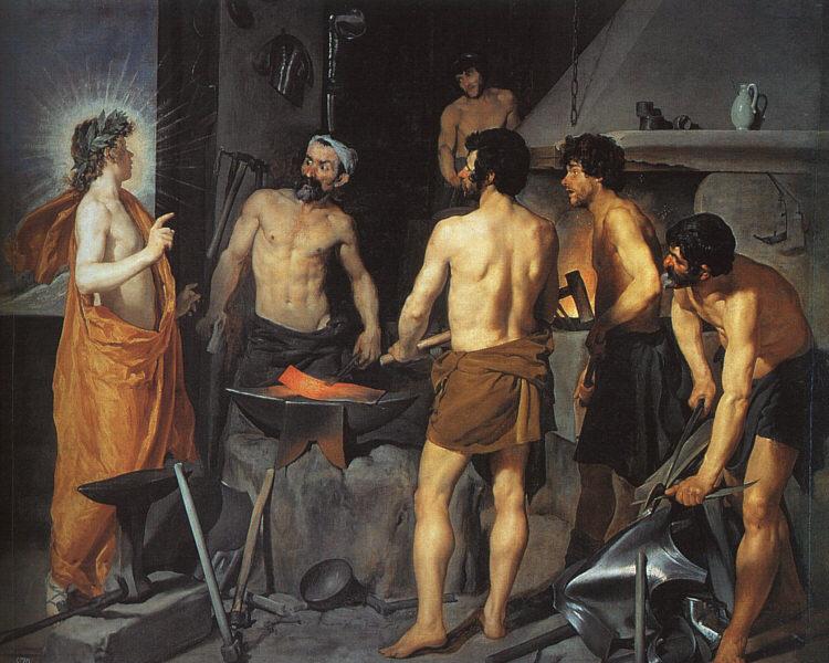 Diego Velazquez The Forge of Vulcan oil painting picture